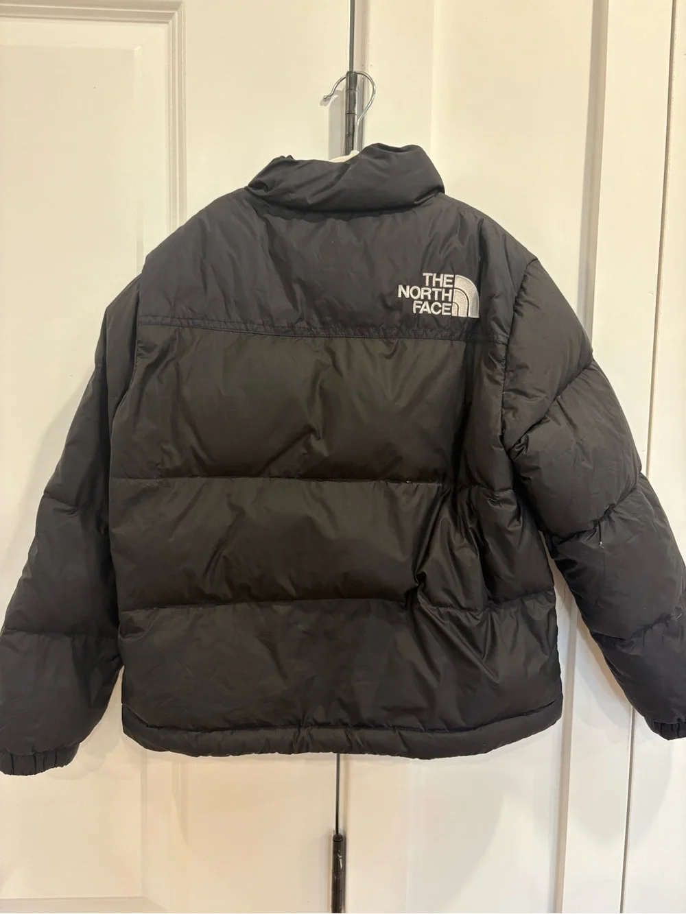 The North Face Black Kids Puffer Jacket with Logo